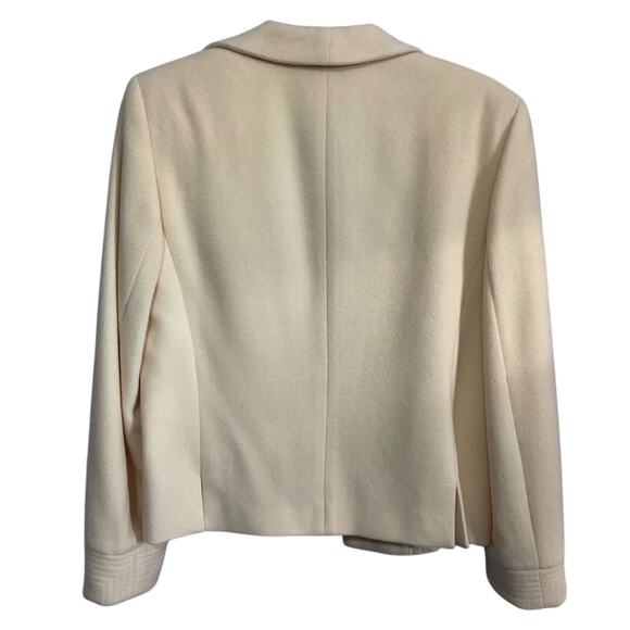 Vintage Harve’ Bernard Wool Cashmere Nylon Yellow Size 10 Blazer - Picture 9 of 10